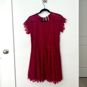 FreePeople lace baby doll dress size small